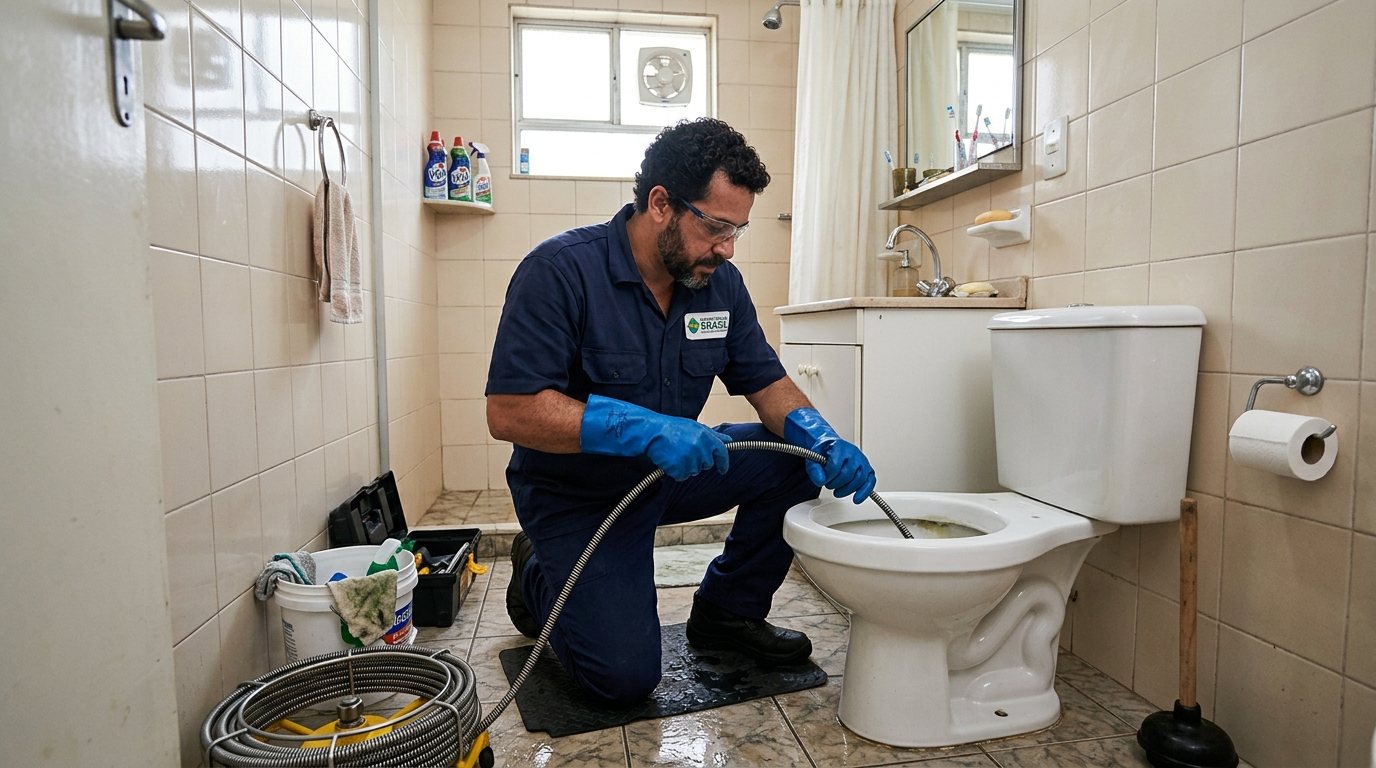 Desentupimento de Vaso com Equipamento em Ribeirão Preto‑SP
