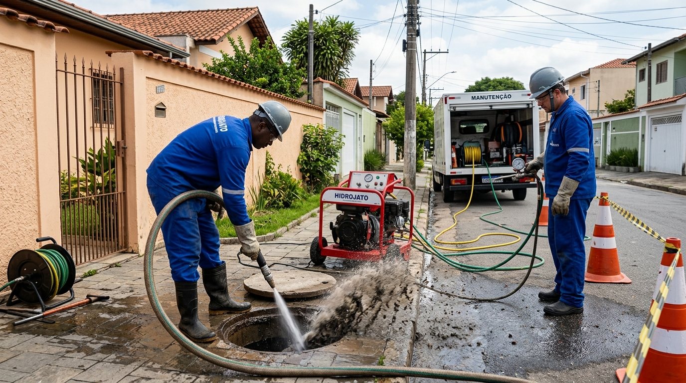Hidrojateamento Residencial em Ribeirão Preto‑SP