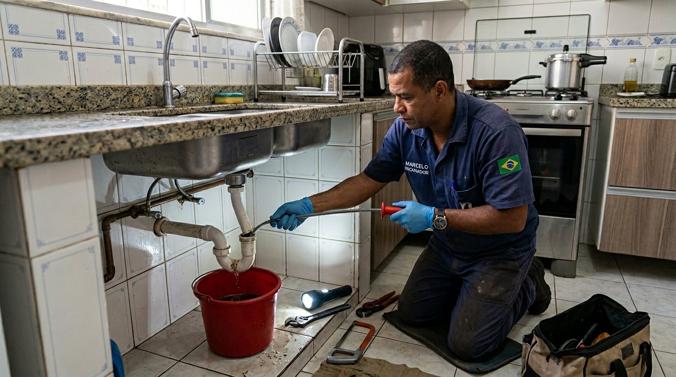 Ligação da Pia da Cozinha em Ribeirão Preto‑SP